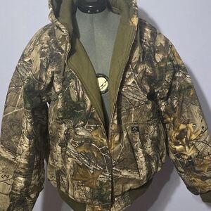 Camouflage Hooded Women's Jacket